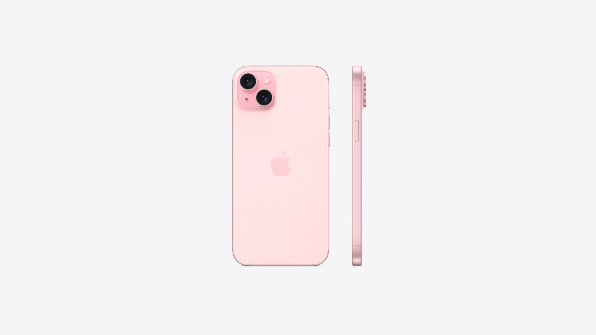 Sắc Hồng của iPhone 15 nhạt, tựa màu hồng phấn
